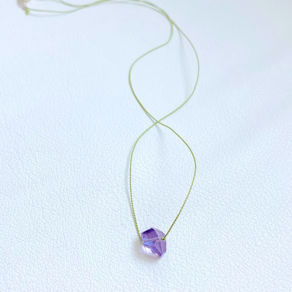 Amethyst Simple Necklace